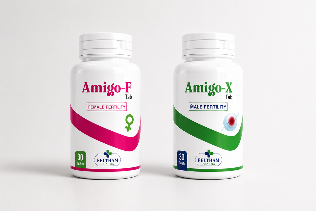 Amigo Fertility Support Bundle | Amigo-F + Amigo-X | 2 Bottle Pack