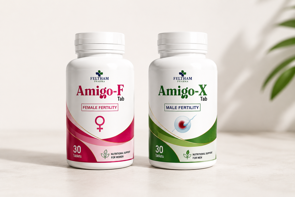 Amigo Fertility Support Bundle | Amigo-F + Amigo-X | 2 Bottle Pack