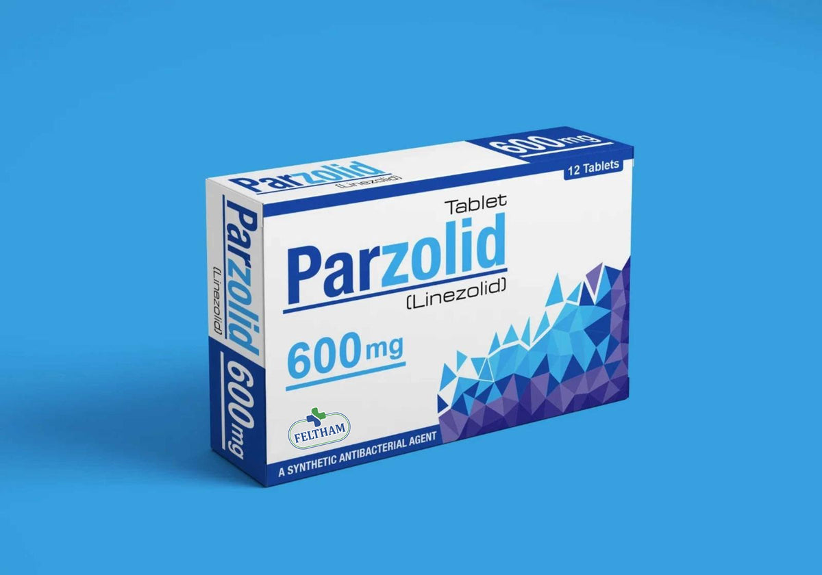 Parzolid 600mg Tablets – Linezolid Antibiotic (12 Tablets)
