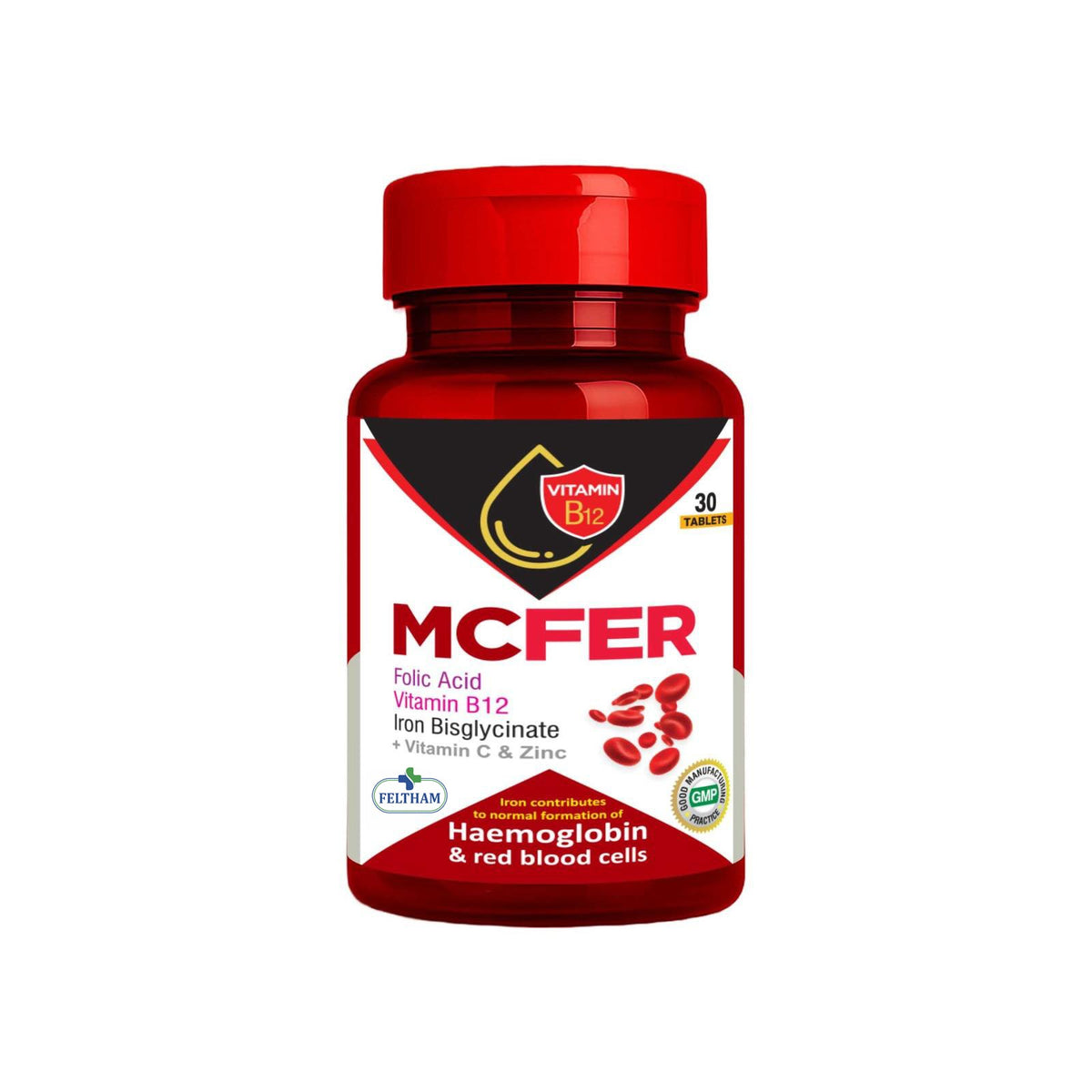 MCFER Vitamin B12 Tablets (30 Tablets)