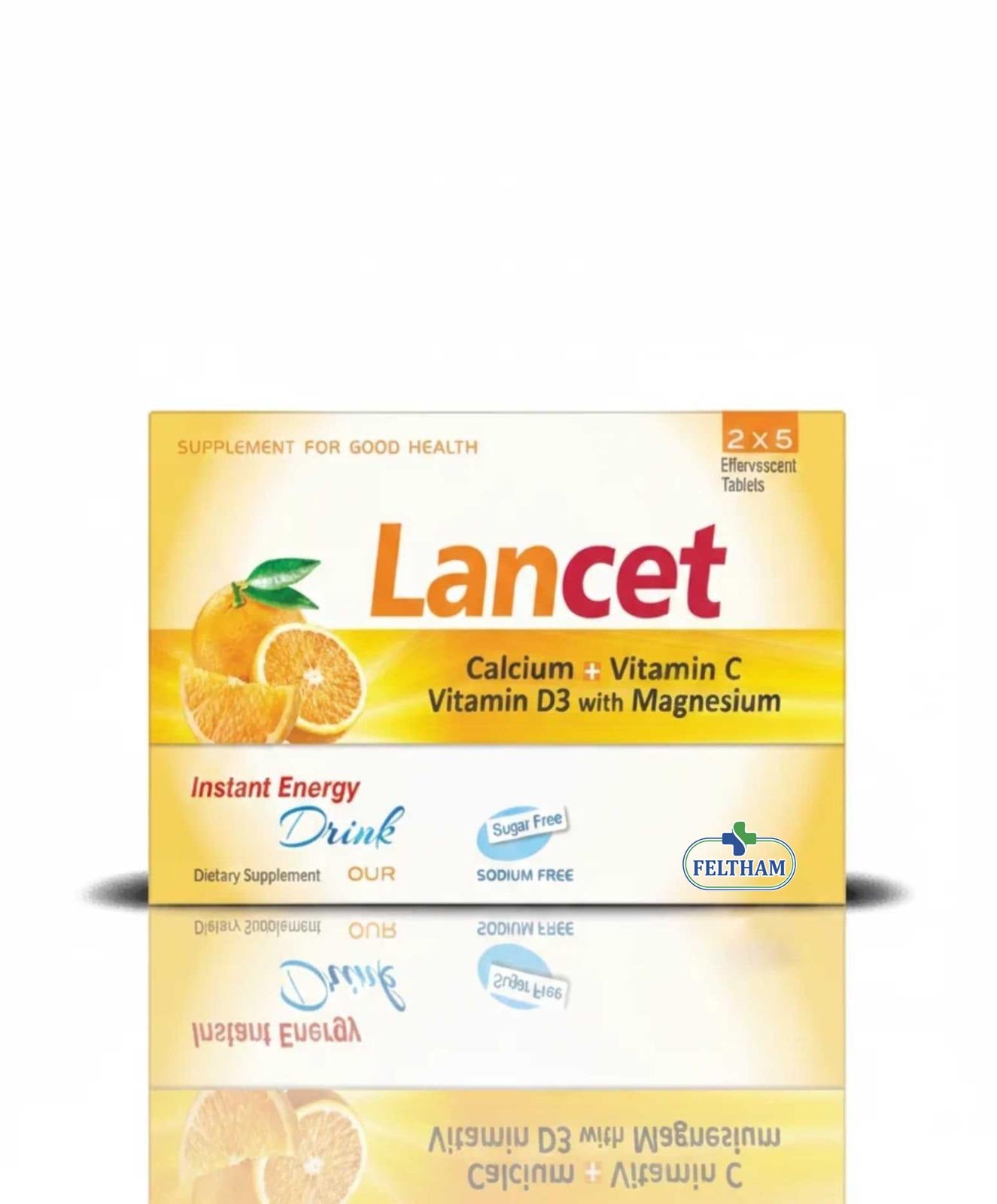 Lancet Effervescent Tablets (Calcium + Vitamin C)