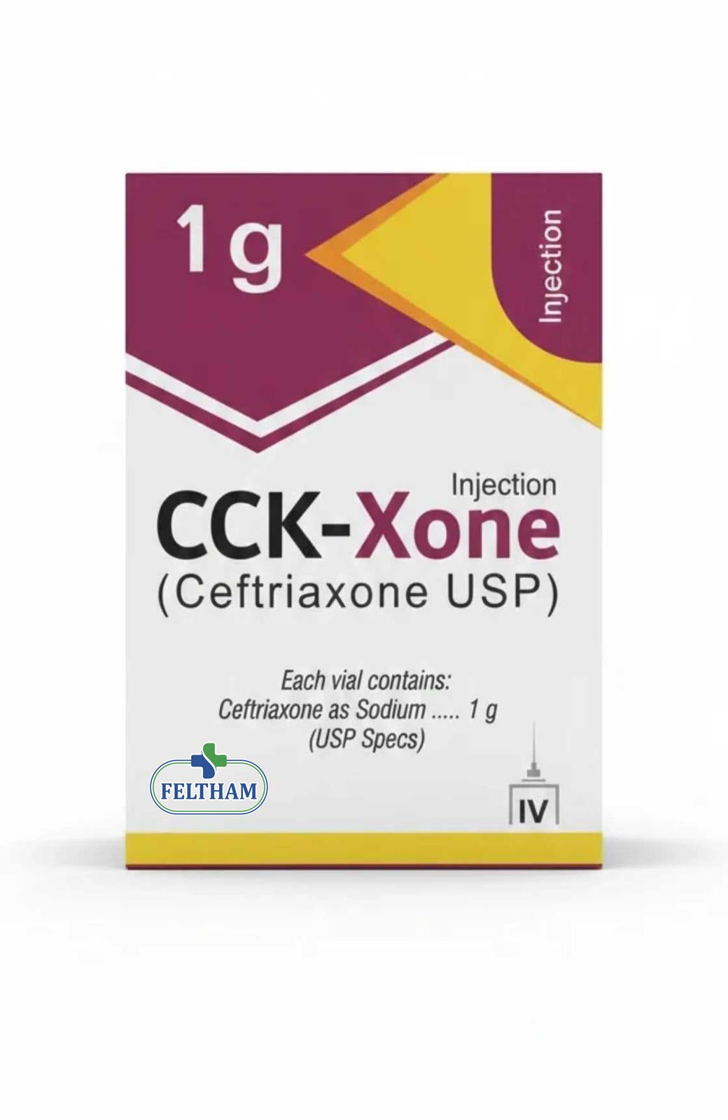 CCK-Xone 1g Injection (Ceftriaxone)