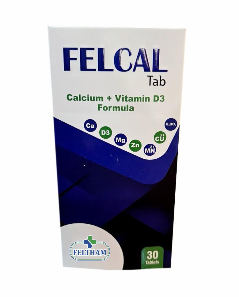 Felcal Tablets – Calcium + Vitamin D3 Supplement (30 Tablets)