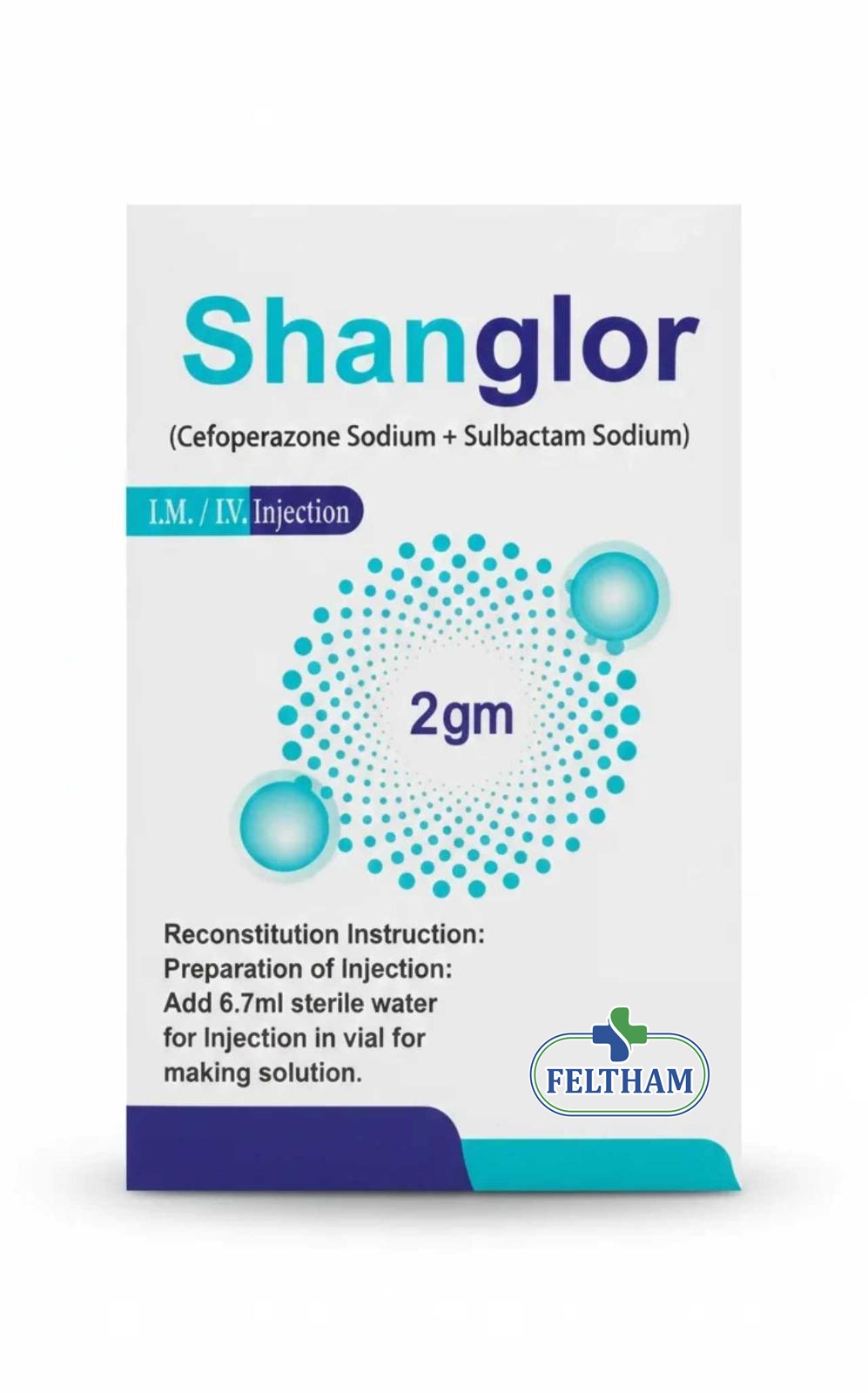 Shanglor Injection 2g – Cefoperazone + Sulbactam (I.M./I.V.)