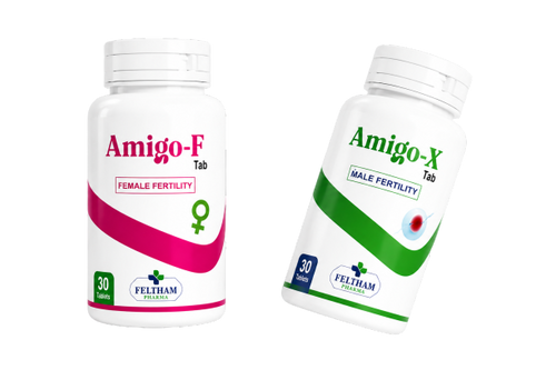 Amigo Fertility Support Bundle | Amigo-F + Amigo-X | 2 Bottle Pack