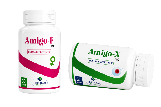Amigo Fertility Support Bundle | Amigo-F + Amigo-X | 2 Bottle Pack