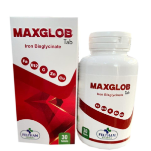 Maxglob Tablets – Iron Bisglycinate + Vitamins (30 Tablets)