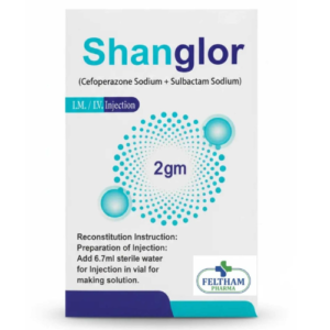 Shanglor Injection 2g – Cefoperazone + Sulbactam (I.M./I.V.)