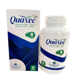 Quaxec Tablets – Folate 600mcg + Vitamin D3 (30 Tablets)