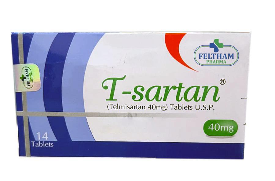 T-Sartan 40mg Tablets – Telmisartan for Blood Pressure Control