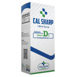 CalSharp Calcium + Vitamin D3 Syrup 120ml