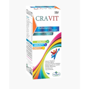 Cravit Multivitamins + Calcium Syrup 120ml