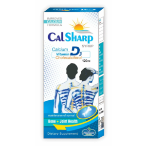CalSharp Calcium + Vitamin D3 Syrup 120ml